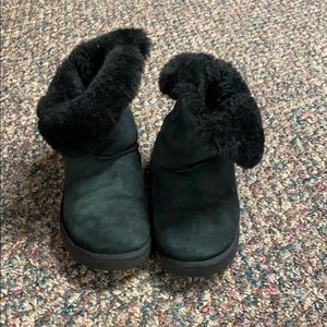 Black UGG boots